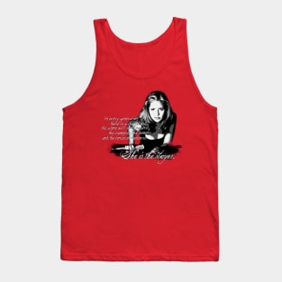 Buffy The Vampire Slayer BW Tank Top